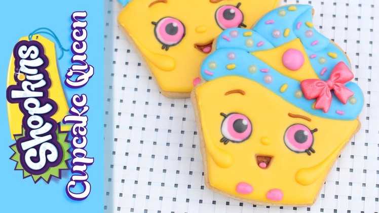 Shopkins Cookie - How to make a Shopkins Cupcake Queen Cookie - Make your own Shopkins tutorial