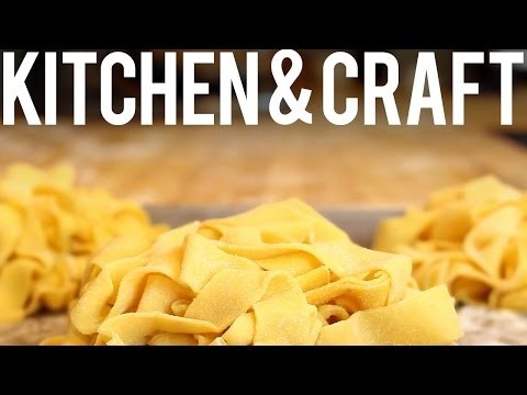 Simple Pasta Dough and Tagliatelle Pasta - Recipe and How To