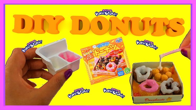 DIY Kracie Popin' Cookin' Donuts in English 