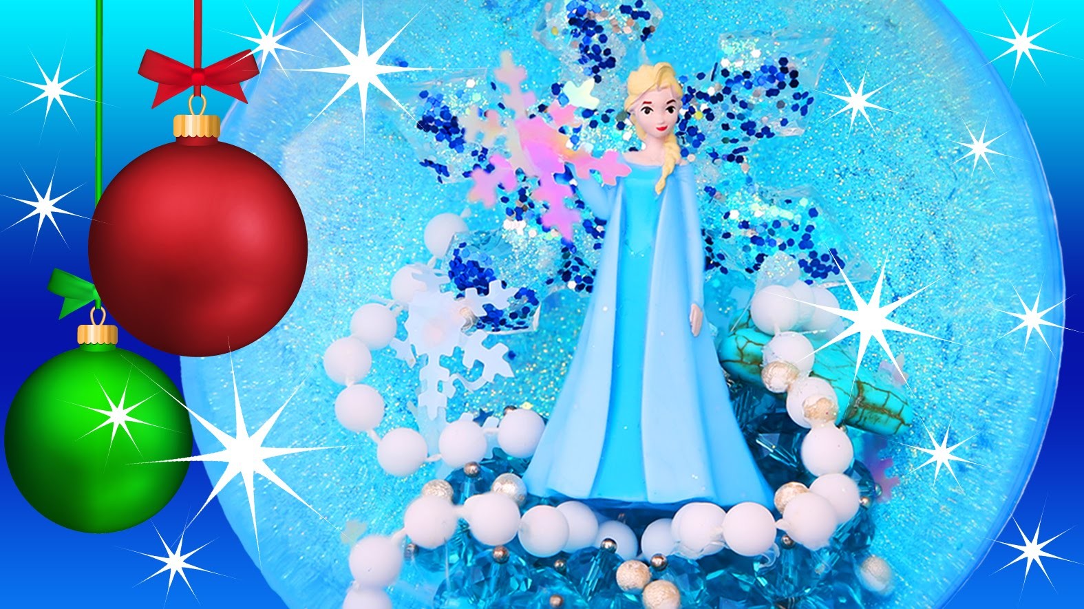FROZEN ELSA CHRISTMAS BAUBLE ORNAMENT Make Your Own How To Decoration