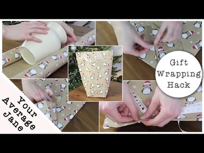 Gift Wrapping Hack - How to make a gift bag from wrapping paper