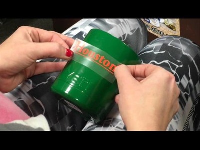 How to Apply Vinyl Decal to Yeti Cup