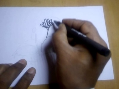 How to Draw a Beautiful and Simple Flower
