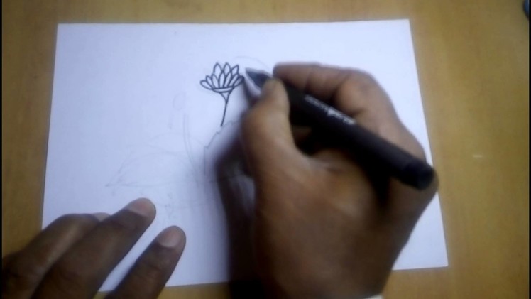 How to Draw a Beautiful and Simple Flower