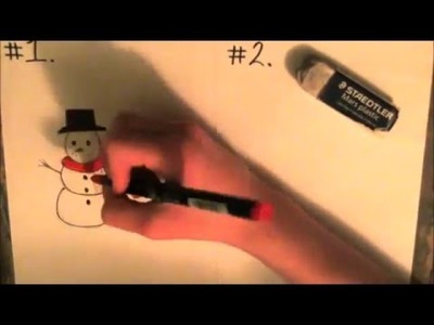 How to Draw a Snowman: Realistic and Cartoon; Artistmas Episode 1