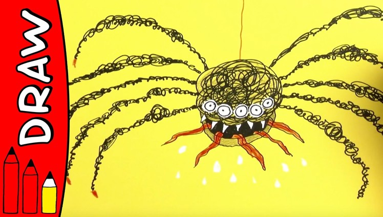 How To Draw A Spider | Halloween Ideas For Kids | Øistein Kristiansen