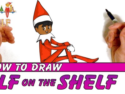 How to Draw Elf on the Shelf - Easy Art Lesson
