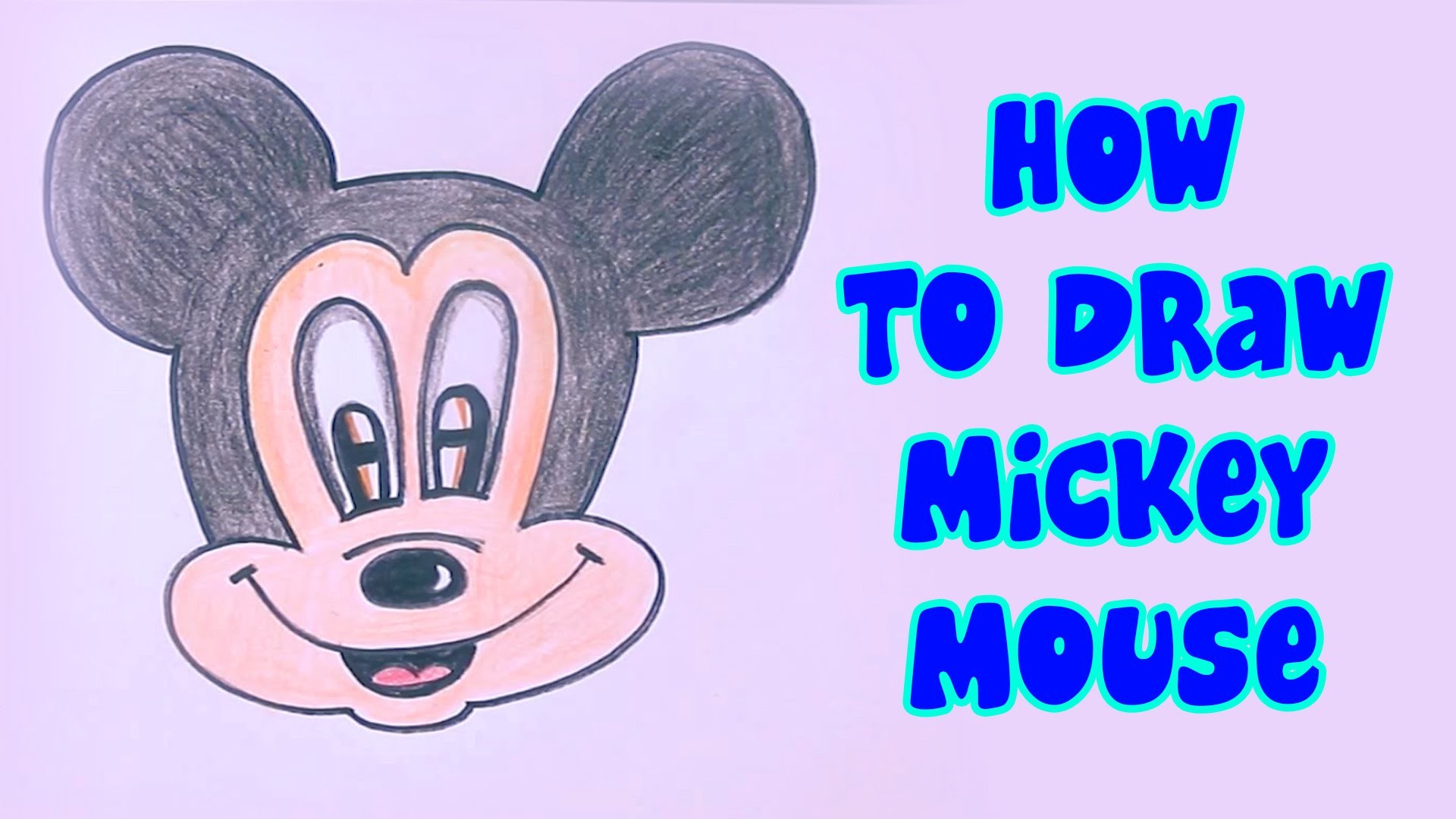 How To Draw Mickey Mouse Easy Step By Step Ways To Learn Drawing