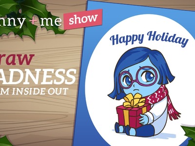 How to draw Sadness - Christmas Card art