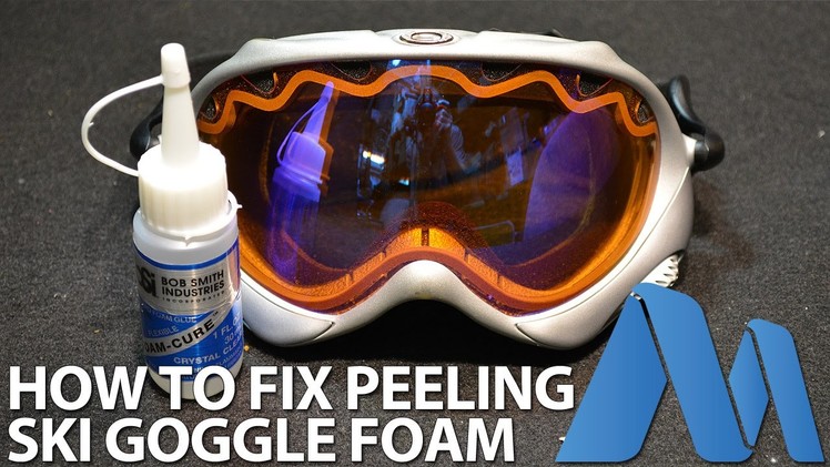 How to Fix. Repair Peeling Foam from Ski Goggles