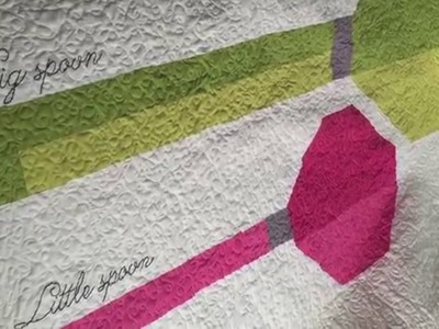 How To Hand Embroider A Name on a Quilt