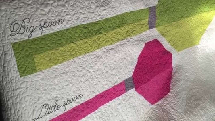 How To Hand Embroider A Name on a Quilt