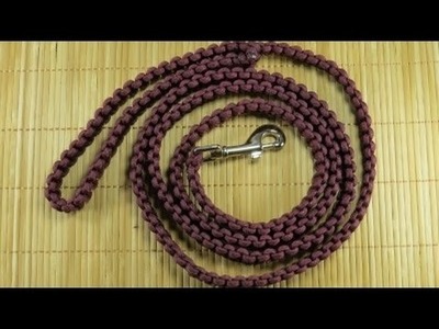 How to make a (Another) Solomon Paracord Dog or Pet Leash
