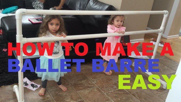 How To Make A Ballet Barre With Pvc Pipe bar