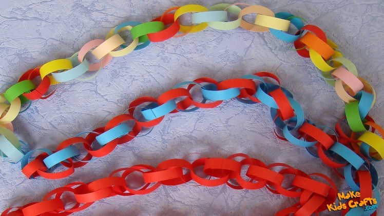 How to make a Christmas Paper Chain?