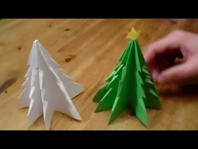 How to make a Christmas Tree out of paper