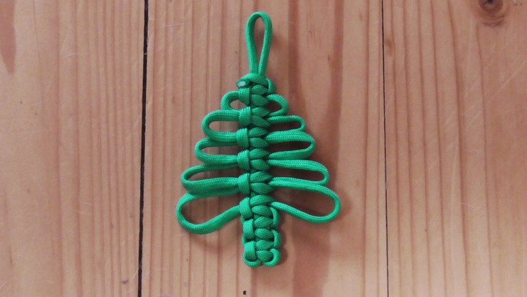 How To Make A Cobra Weave Paracord Christmas Tree Decoration