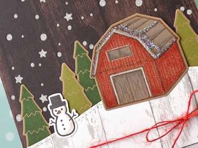 How to make a cute and rustic Christmas card