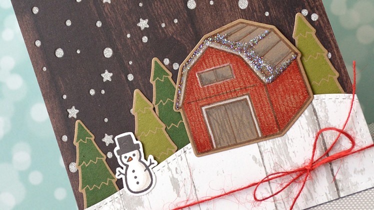 How to make a cute and rustic Christmas card