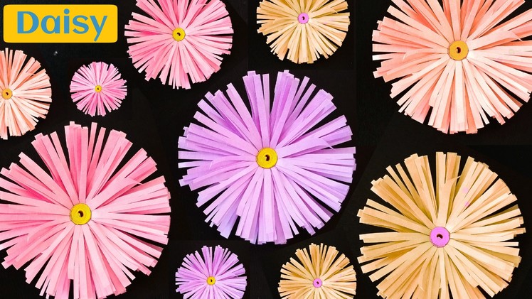 How to make a "Daisy Flower" - Paper Crafts