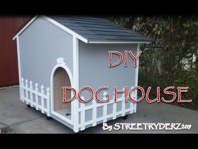 HOW TO MAKE A DOG HOUSE Pt 1 of 2