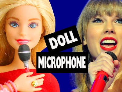 How to Make a Doll Microphone - Super Easy Doll Crafts
