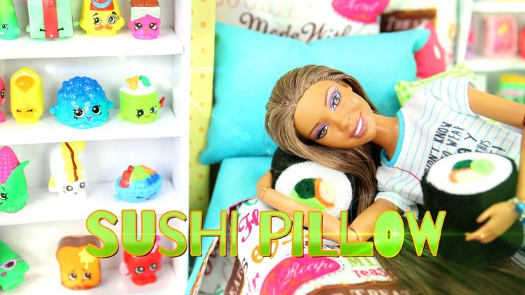 How to Make a Doll Sushi Pillow - Easy Doll Crafts