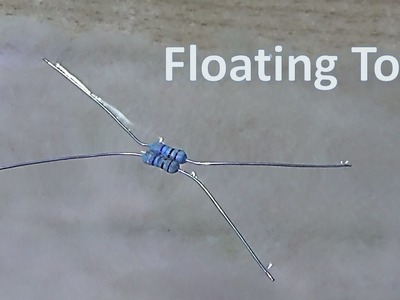 How to make a floating toy which uses water surface tension to float like water strider insect