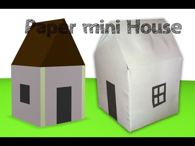 How to make a Mini Paper House