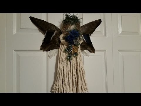 How to make a mop doll angel part 2 of 3
