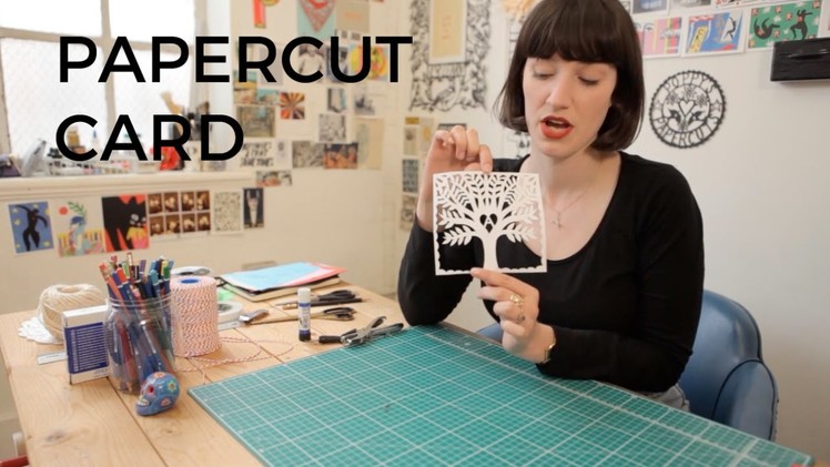 How to make a papercut card | Poppy's Papercuts