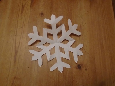 How to make a perfect paper snowflake