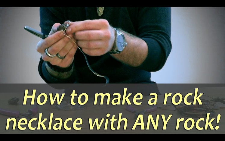 How to Make a Rock Necklace With Any rock!