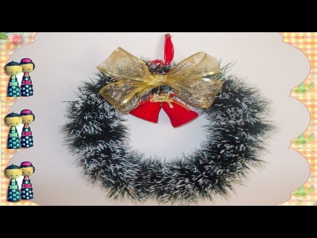 HOW TO MAKE A SIMPLE CRISTMAS CROWN