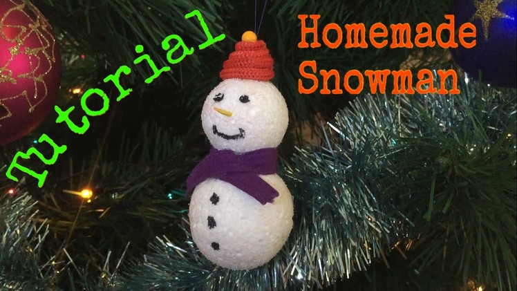 How to Make a Snowman on your Christmas Tree - Tutorial