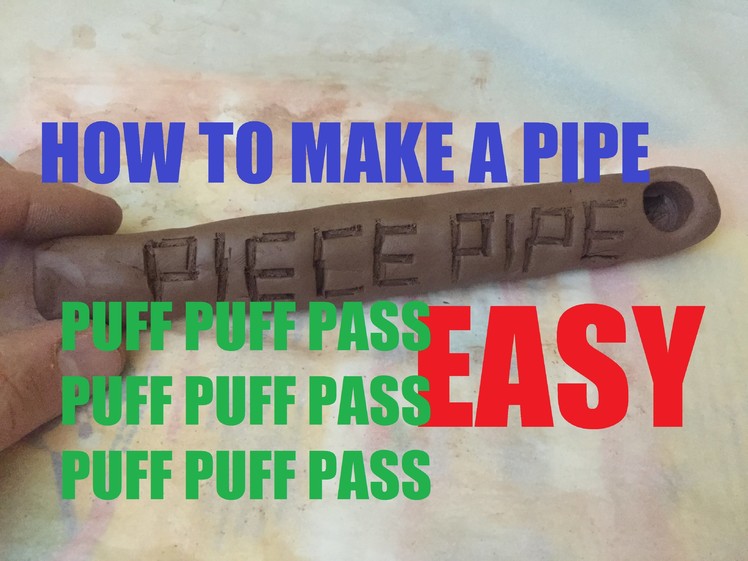 How To Make A Tobacco Pipe Clay