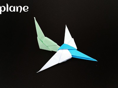 How to make an Easy and Simple  "Paper Airplane ✈ " - Modular Origami - My Childhood model.