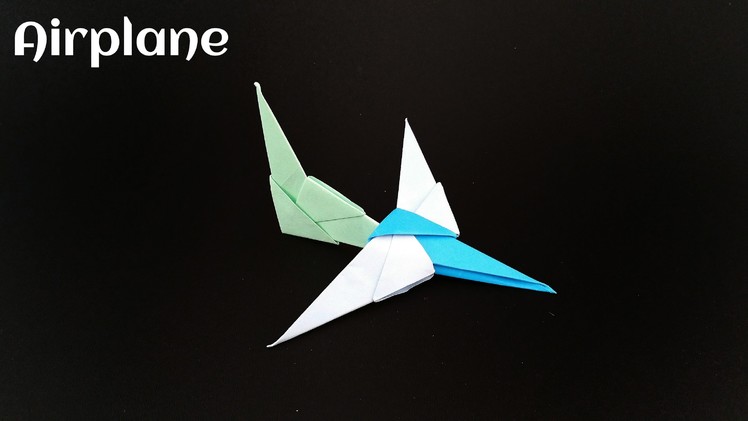 How to make an Easy and Simple  "Paper Airplane ✈ " - Modular Origami - My Childhood model.