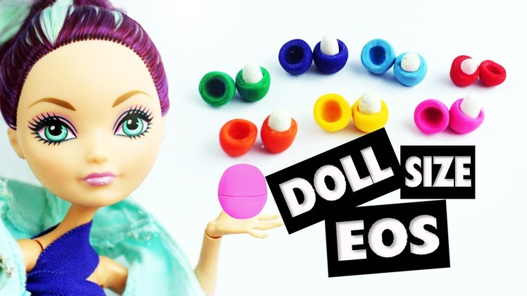 How to make an easy Miniature doll EOS lip balm - Easy Doll Crafts
