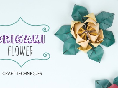 How to Make an Origami Flower | Craft Techniques