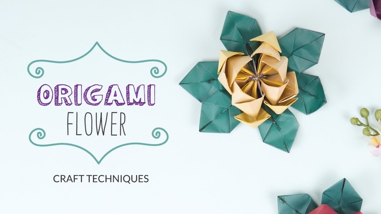 How to Make an Origami Flower | Craft Techniques