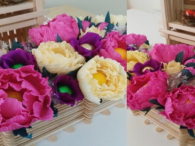 HOW TO MAKE CREPE PAPER PEONY FLOWER
