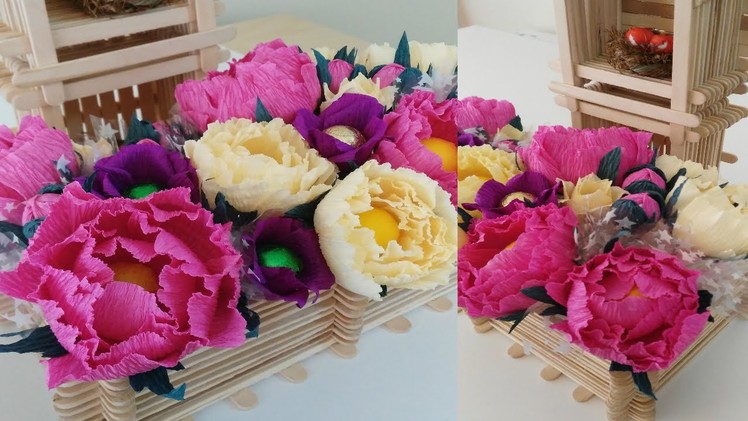 HOW TO MAKE CREPE PAPER PEONY FLOWER