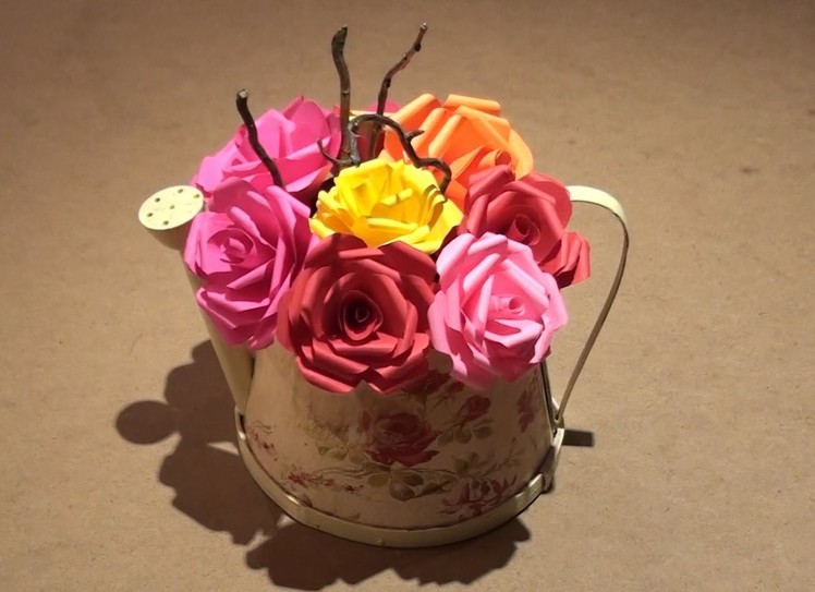 How to Make Easy Paper Flower Rose