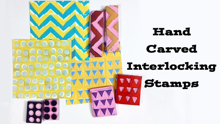 How to Make Hand-Carved Interlocking Stamps
