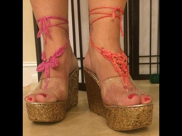 How to Make Knit Barefoot Sandals
