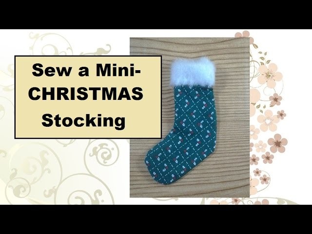 How to Make Miniature Christmas Stockings