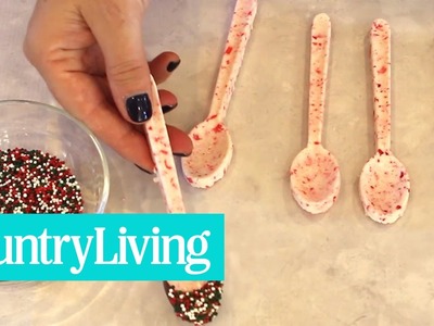 How To Make Peppermint Spoons | Country Living