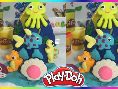 How To Make Play Doh Eggs - "Play Doh Surprise Eggs" , Fish,Turtle, Octopus
