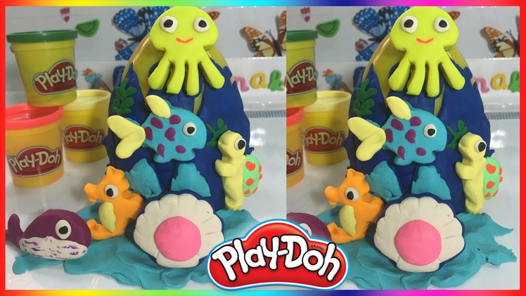 How To Make Play Doh Eggs - "Play Doh Surprise Eggs" , Fish,Turtle, Octopus